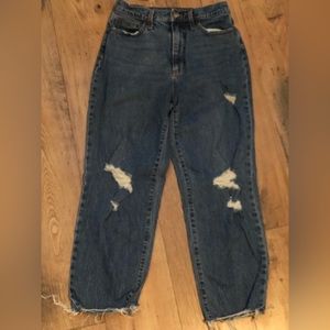 Size eight, shorter jeans!